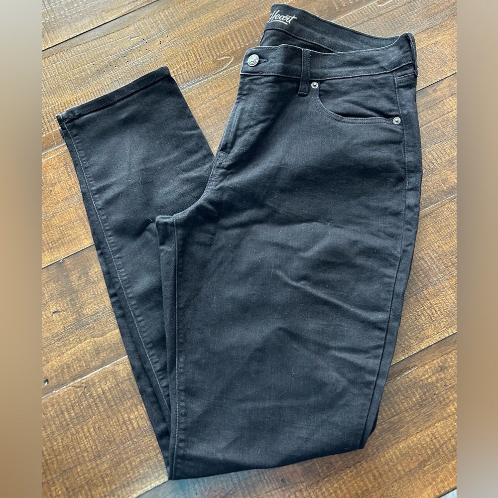 Old Navy Women’s Sweetheart Black Jeans Sz 14